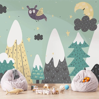 Art gift Фототапет за детска стая - Бухал