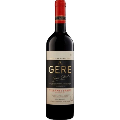 Gere Kopár Villányi Franc suché červené 2018 14,5% 0,75 l (holá láhev)