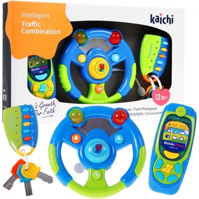 LEAN Interaktívna sada Kaichi Music volant mobil a kľúče