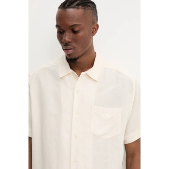 APC Риза с лен A. P. C. chemisette roy в бежово със свободна кройка VIALV. H12608 (VIALV.H12608)