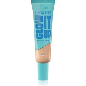 Rimmel Kind & Free Glow It Up лек хидратиращ фон дьо тен цвят 001 Fair Porcelain 30ml