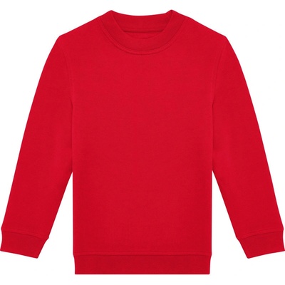 B&C mikina ID.332 Crew kids red