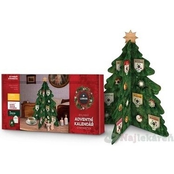 LEROS Bylinný Adventný kalendár Stromček 24ks