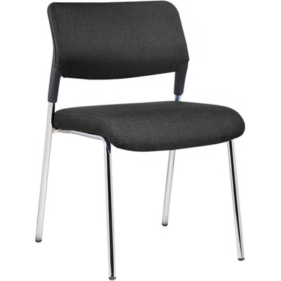 RFG Посетителски стол RFG Evo 4L M (ON4010100292), дамаска, 120 кг. максимално натоварване, черен (ON4010100291)