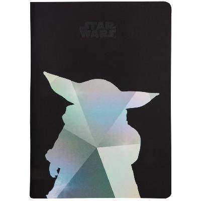 Тетрадка Cool Pack Black - Disney 100, Grogu, A5, широки редове, 60 листа (61005PTR)