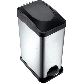 UTC Кош за отпадъци 15 л, черен/неръждаем steel (UT0065)
