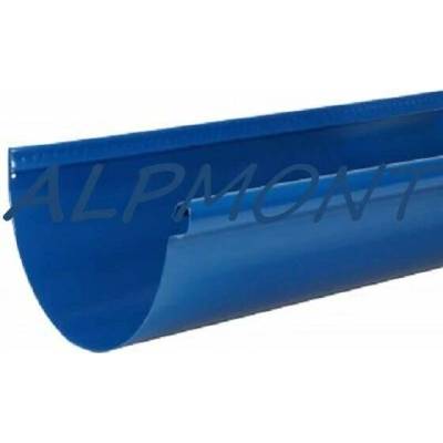 Okapový žlab r.š.250mm pozinkovaný Lakovaný RAL 5010 enziánová modrá dl.6m