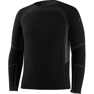 Smartwool Мъжко мериносово термобельо Smartwool Intraknit All-Season Merino Base Layer Crew Merino base layer - Black (015-2432-0113)