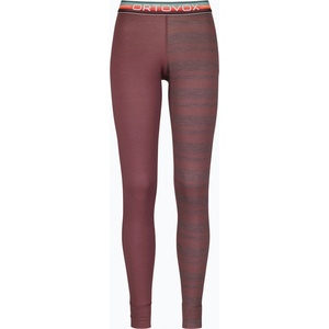 ORTOVOX Дамски термо панталони ORTOVOX 185 Rock'N'Wool Long mounatin rose