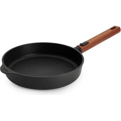 Woll Nepřilnavá pánev Eco Logic QXR s dřevěnou odnímatelnou rukojetí, Ø 24 cm 1524WLCI-Q
