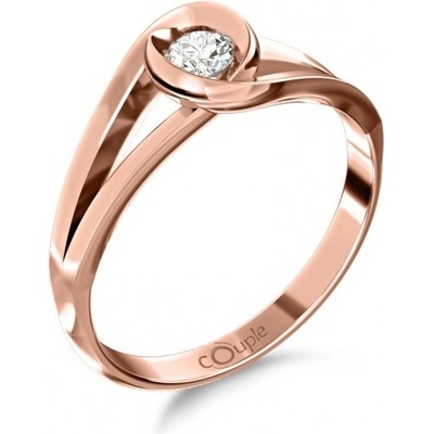 Couple prsten Pauline růžové zlato se zirkonem 6660223 4 1