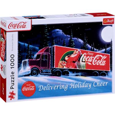 Trefl Пъзел Trefl от 1000 части - Coca-Cola: Коледен камион (10941)