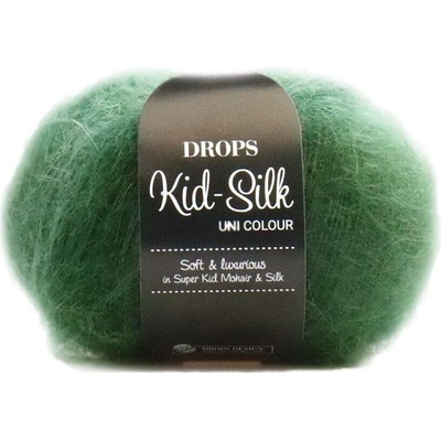 Drops Kid-Silk 19 zelená