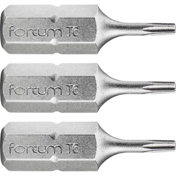 Fortum Връх FORTUM TORX, комплект от 3, T 6 x 25 мм, S2 4741406 (4741406)