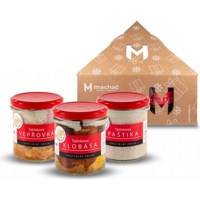 Machač Vánoční dárková sada Tatínkova edice 730 g