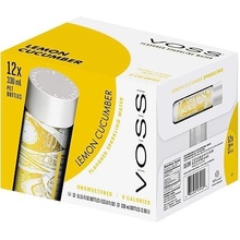 VOSS Lemon Cucumber Perlivá Sklo 12 x 375 ml