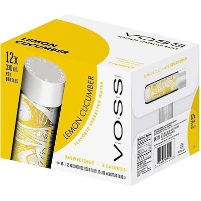 VOSS Lemon Cucumber Perlivá Sklo 12 x 375 ml