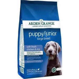 Arden Grange Puppy / Junior Large Breed с прясно пиле и ориз 12 кг