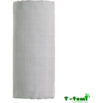 T-tomi Bambusová osuška jednofarebná 80 x 100 cm Šedá