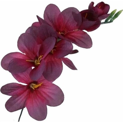 Umelá frézia burgundy 15 cm