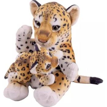 QX Плюшено леопардче с малкото си - 25 см (827005)