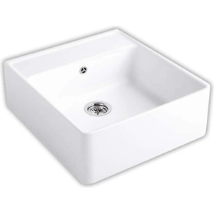 Villeroy & Boch - Керамична мивка 63x60 см, CeramicPlus, Stone White 632061RW (632061RW) Мивка за вграждане