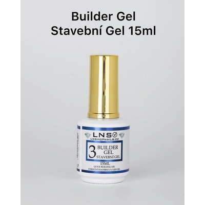 Lns stavební gel Builder gel pink natural 15ml