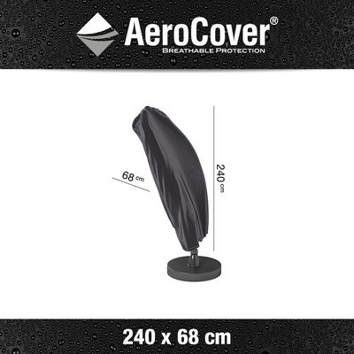 Aerocover 7971 Ochranný obal na zahradní slunečník boční zahnutý 240x68 cm