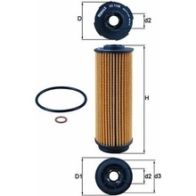 Olejový filtr MAHLE ORIGINAL OX 1146D (OX1146D)