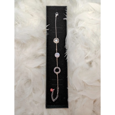 Gella 3.20NAR náramok na ruku dámsky strieborný s okrúhlymi aplikáciami