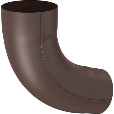 Zambelli Koleno 72° 80 mm falcované RAL 8017 Hnědá