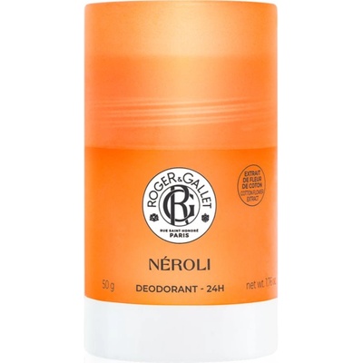 Roger & Gallet Néroli дезодорант-стик без съдържание на алуминиеви соли с 24 часова защита унисекс 50 гр