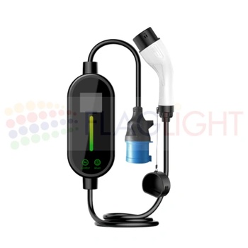 7 kW Преносимо EV Зарядно Устройствo за Електромобили тип 2, 32 A, CEE Контакт (1464 FL-EU003-2)