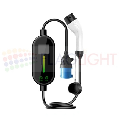 7 kW Преносимо EV Зарядно Устройствo за Електромобили тип 2, 32 A, CEE Контакт (1464 FL-EU003-2)