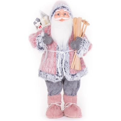 MagicHome Dekorace Vánoce Santa 46 cm