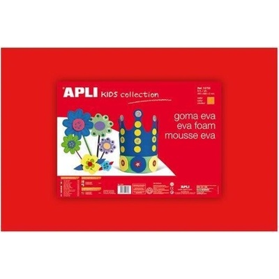 Apli pěnová guma 60 x 40 cm 5 ks červená