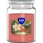 BISPOL Ароматна свещ Bispol Aura - Vanilla and Amber, 500 g (snd99-355)