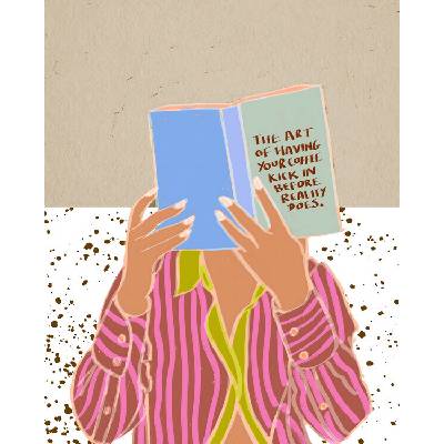 Plagát, Obraz - Reading Before Reality, Uma Gokhale, 30 × 40 cm