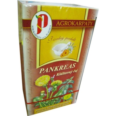 Agrokarpaty PANKREAS Kláštorný čaj prírodný produkt 20 x 2 g