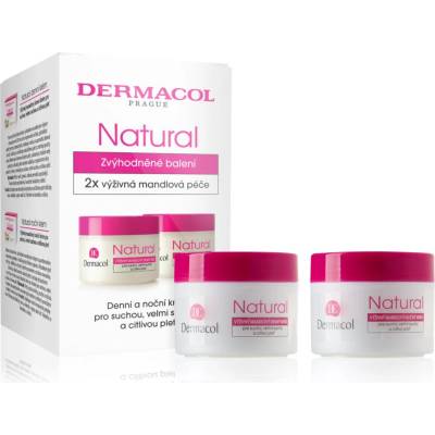 Dermacol Natural подхранващ бадемов крем дуо