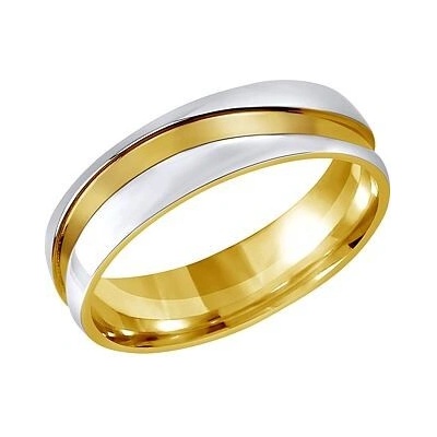 SILVEGO Snubní prsten MARIAGE z chirurgické oceli pro ženy a muže RRC2050 M