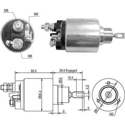 MAGNETI MARELLI Elektromagnetický spínač, startér 940113050429