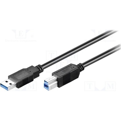 Goobay 95721 USB 3.0, USB A vidlice, USB B vidlice, 0,25m, černý