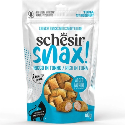 Schesir Cat Snax! pochúťka tuniakové vankúšiky 60 g