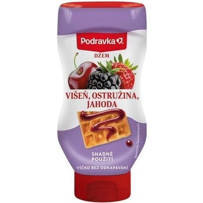 Podravka Džem višeň, ostružina, jahoda 330g