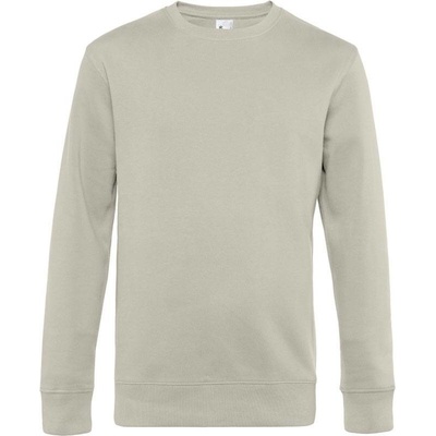 B&C KING Crew Neck pánska mikina sivá fog
