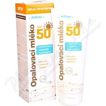 MedPharma opalovací mléko SPF50 230 ml