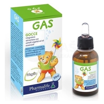 Pharmalife Gas Drops Kvapky pre dojčatá a deti pri nadúvaní 30 ml kvapky