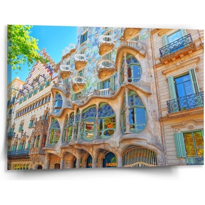 Sablio Obraz Barcelona Gaudi Casa Batllo 2 - 150x110 cm