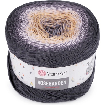 Prima-obchod Bavlněná pletací příze Rosegarden 250 g, barva 8 (323) šedá béžová